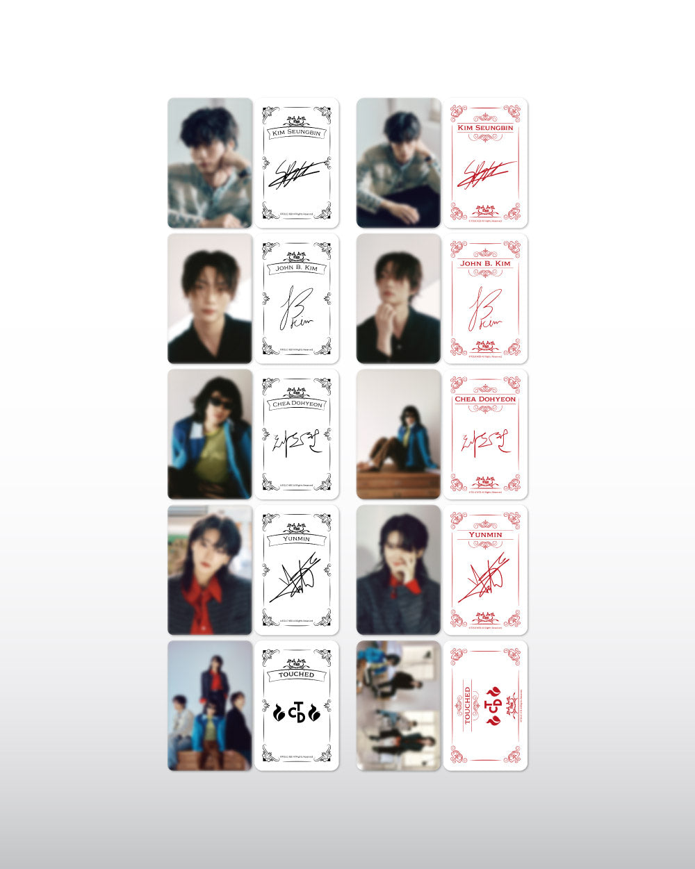 TOUCHED Tin Case + Photocard SET