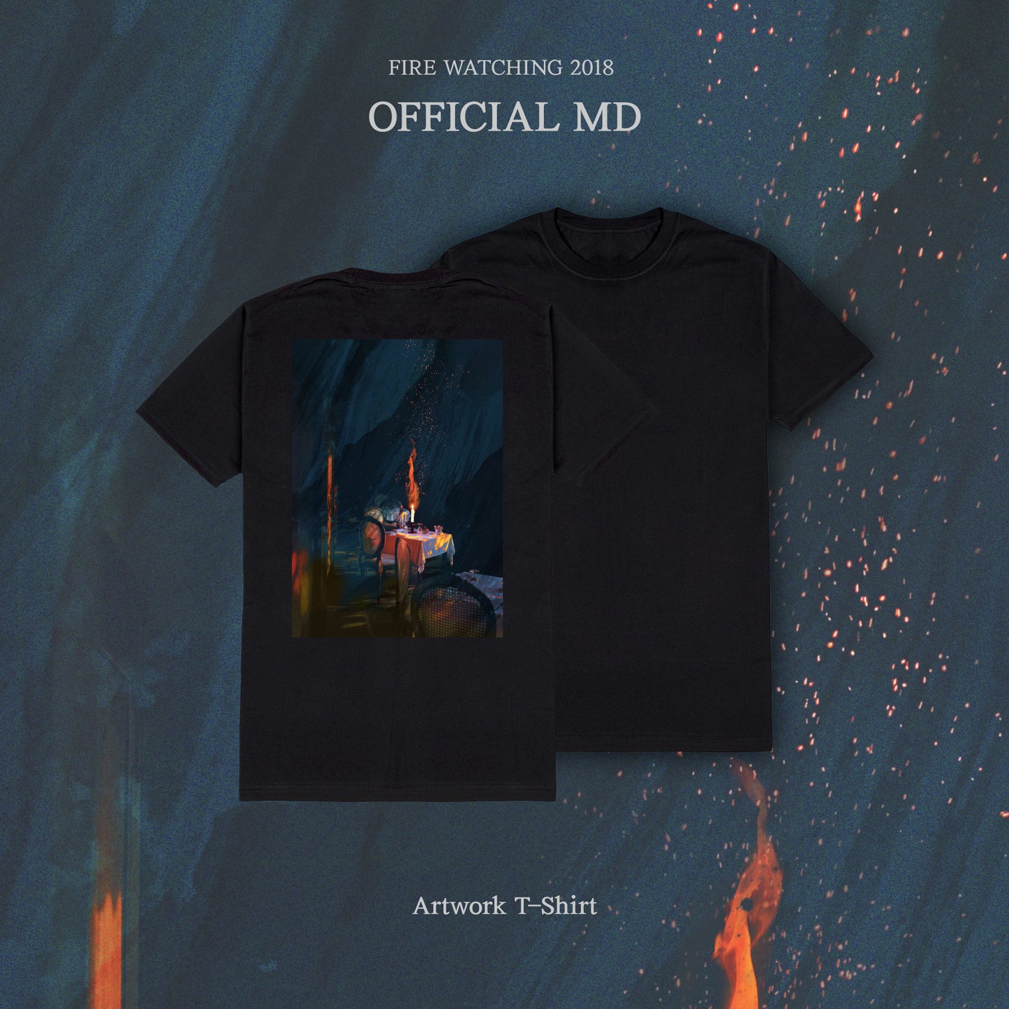 THORNAPPLE Fire Watching 2018 Artwork T-shirt