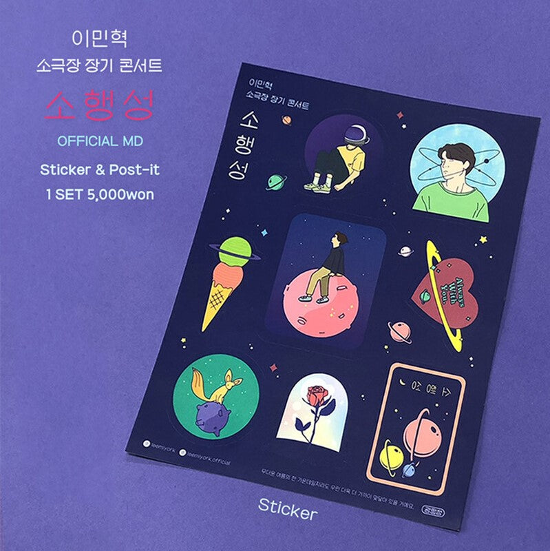 MinHyuk [Asteroid] Post-it Note + Sticker Set