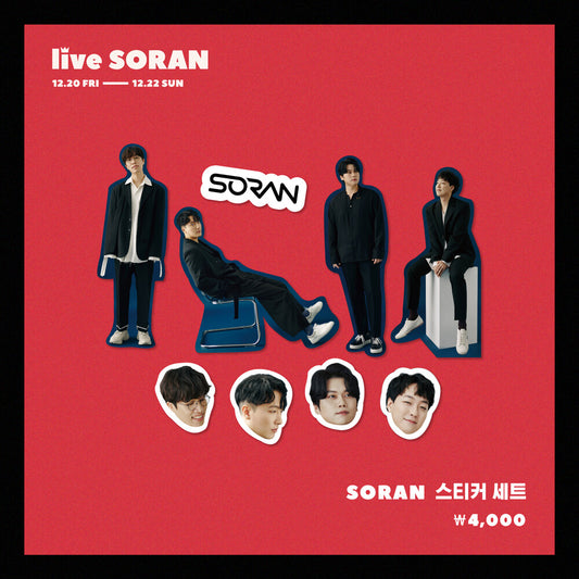 SORAN live SORAN Sticker Set